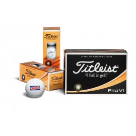 Titleist Pro V1 Golf Ball - Half Dozen Box with Logo