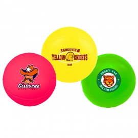 4" Mini Vinyl Basketball with Logo