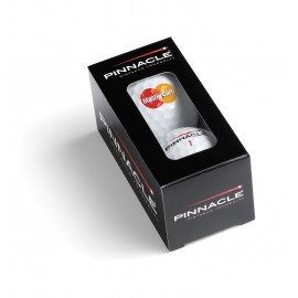Pinnacle Soft (For Feel) White golf balls - 2-Ball Stock Sleeve with Logo  Pinnacle Soft (For Feel) White golf balls - 2-Ball Stock Sleeve with Logo