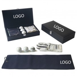 Golf Balls Towel Glove Event Gift Set with Logo  Golf Balls Towel Glove Event Gift Set with Logo