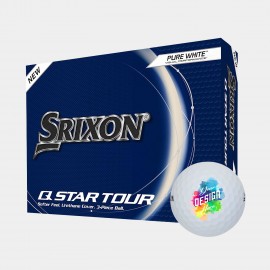 Custom Srixon 12 Pack Q-STAR TOUR Golf Balls  Custom Srixon 12 Pack Q-STAR TOUR Golf Balls
