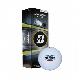 Bridgestone Tour B X Golf Balls - 3 Pack with Logo