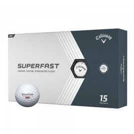 Logo Branded Callaway Superfast Golf Balls (15 Pack)