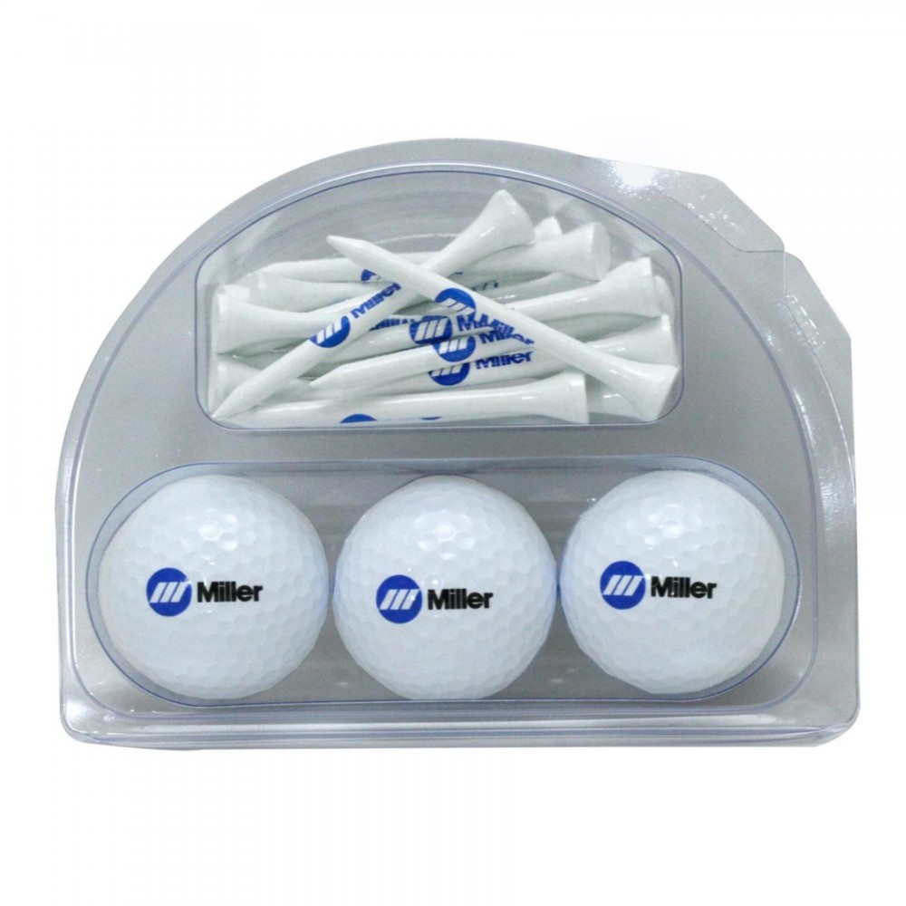 Custom 3 Ball Tournament Pack with Logo