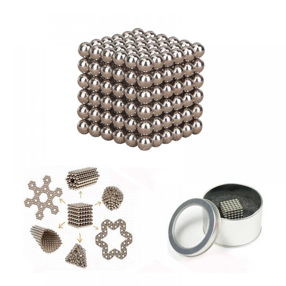3 Mm. Magnetic Bucky Balls with Logo