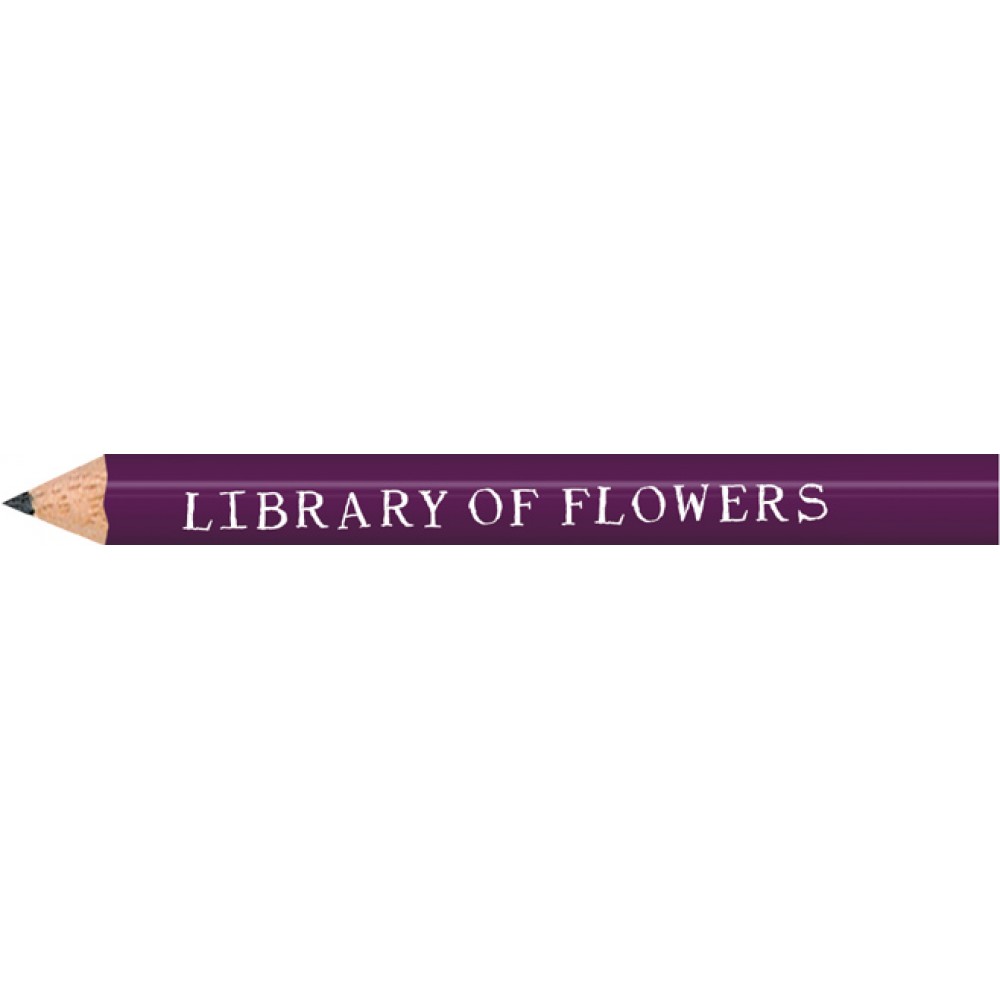 Purple Round Golf Pencils with Logo