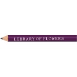 Logo Branded Purple Round Golf Pencils