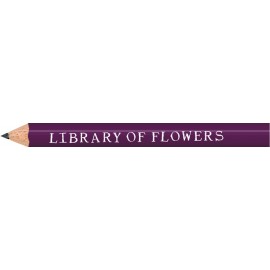 Customized Purple Round Golf Pencils  Customized Purple Round Golf Pencils