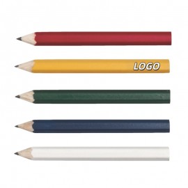 Personalized Hex Shape Golf Pencil