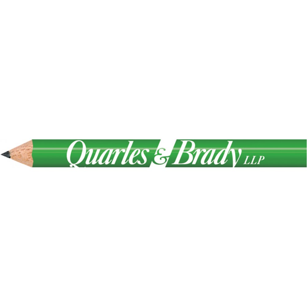 Light Green Round Golf Pencils with Logo