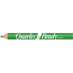 Logo Branded Light Green Round Golf Pencils