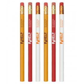 Customized Big Jumbo Pencil w/Red Eraser