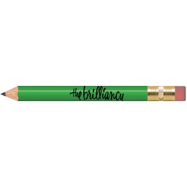 Light Green Round Golf Pencils with Erasers with Logo