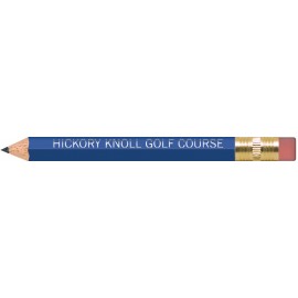 Lapis Blue Hexagon Golf Pencils with Erasers with Logo