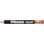 Custom Black Round Golf Pencils with Erasers