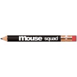 Customized Black Round Golf Pencils with Erasers