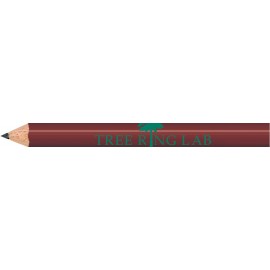 Maroon Round Golf Pencils with Logo