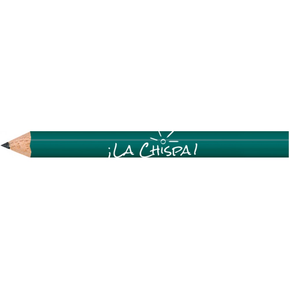 Personalized Teal Round Golf Pencils