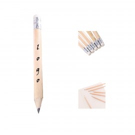 Hexagonal Golf Pencil With Eraser with Logo