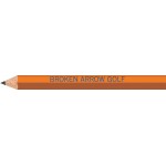 Orange Hexagon Golf Pencils with Logo