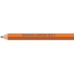 Customized Orange Hexagon Golf Pencils