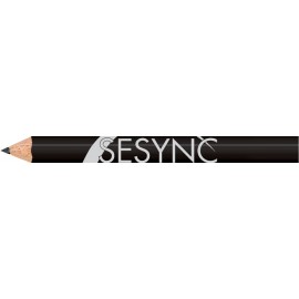 Logo Branded Black Round Golf Pencils  Logo Branded Black Round Golf Pencils