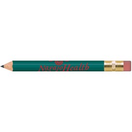 Teal Round Golf Pencils with Erasers with Logo