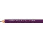 Customized Purple Hexagon Golf Pencils