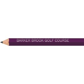 Purple Hexagon Golf Pencils with Logo