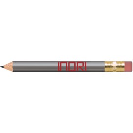 Promotional Silver Round Golf Pencils with Erasers  Promotional Silver Round Golf Pencils with Erasers