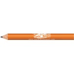 Logo Branded Orange Round Golf Pencils