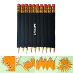 Golf Pencil Hex Shape With Eraser with Logo
