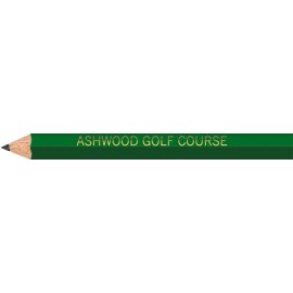 Golf Green Hexagon Golf Pencils with Logo  Golf Green Hexagon Golf Pencils with Logo