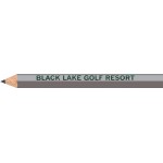 Silver Hexagon Golf Pencils with Logo