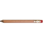 Personalized Round golf pencil, eraser, assorted colors, hot/foil stamped