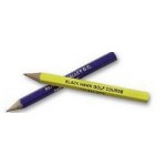 Personalized Round Golf Pencil W/ Out Eraser
