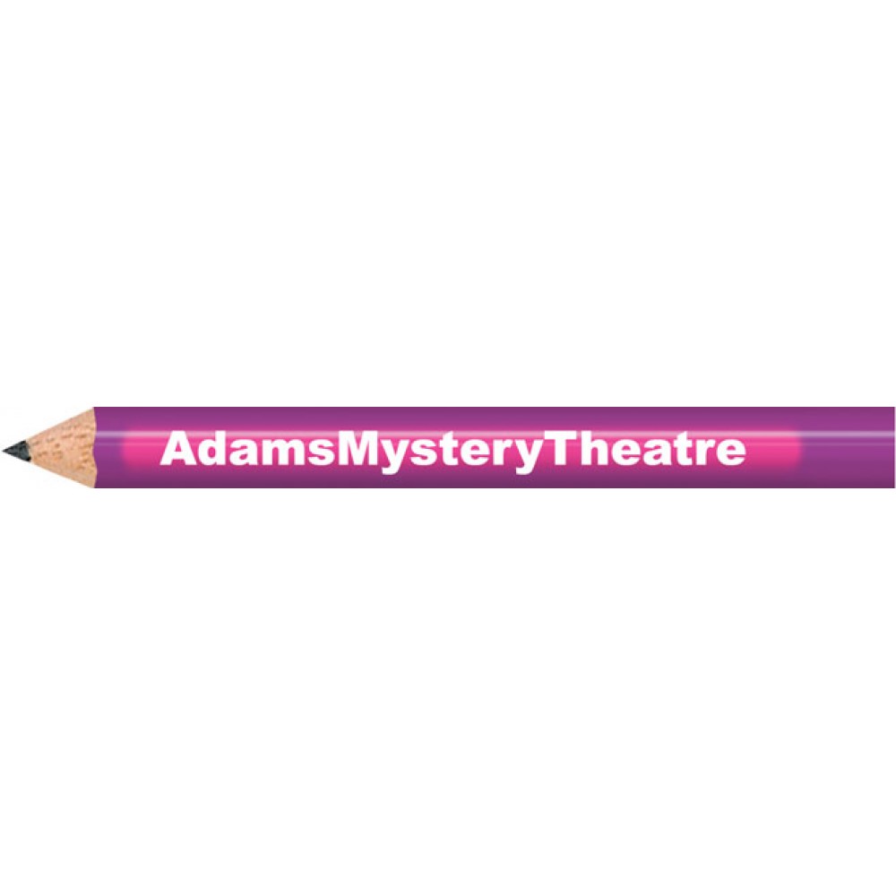 Violet Heat Activated Color Changing Golf Pencils (Violet Purple to Neon Pink) with Logo Violet Heat Activated Color Changing Golf Pencils (Violet Purple to Neon Pink) with Logo