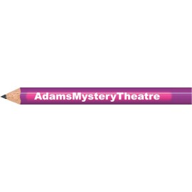 Custom Violet Heat Activated Color Changing Golf Pencils (Violet Purple to Neon Pink)