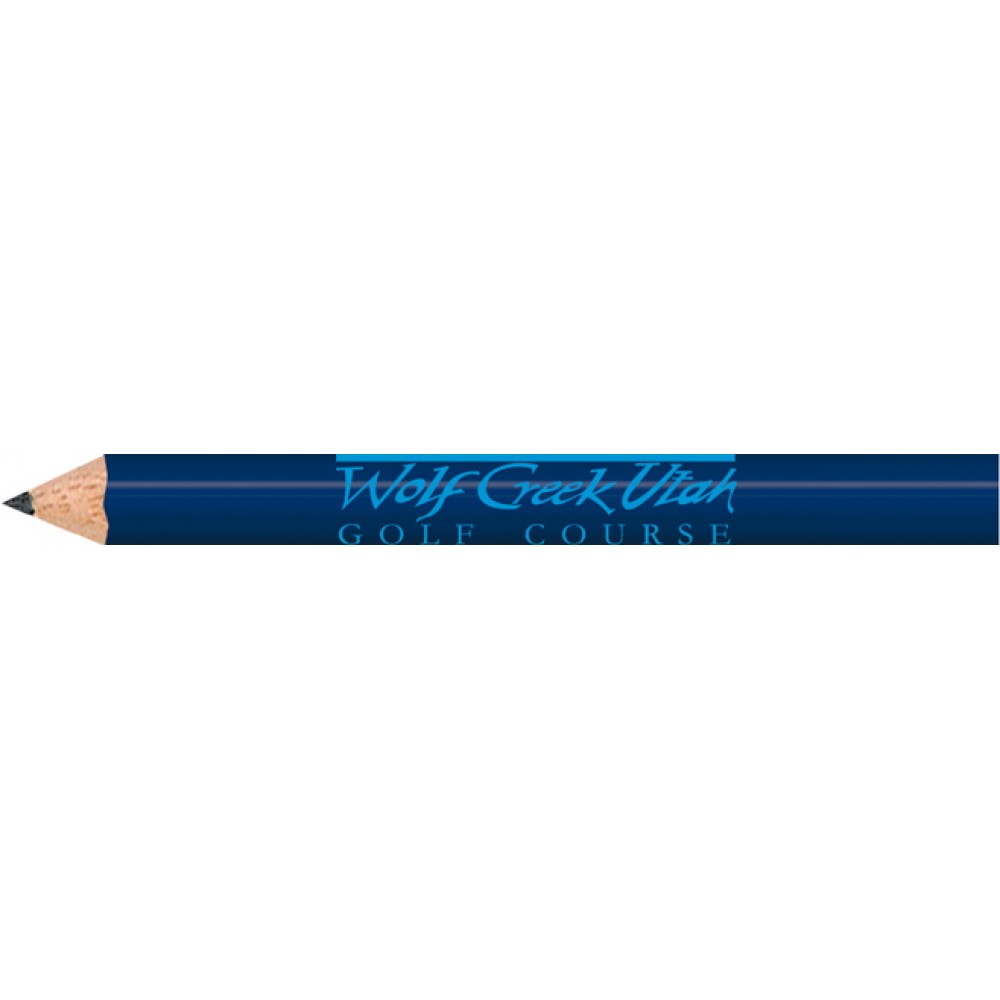 Promotional Royal Blue Round Golf Pencils Promotional Royal Blue Round Golf Pencils