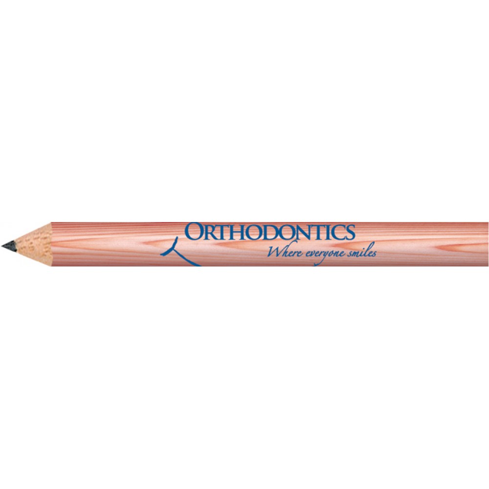 Customized Natural Lacquered Round Golf Pencils