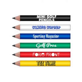 Mini Round Golf Pencils w/Classic Barrel Colors with Logo  Mini Round Golf Pencils w/Classic Barrel Colors with Logo