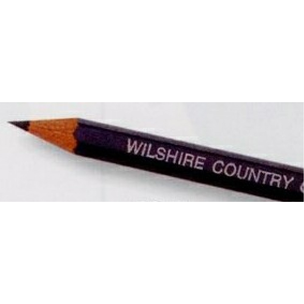 Customized Imprinted Hexagon Golf Pencil w/ No Eraser