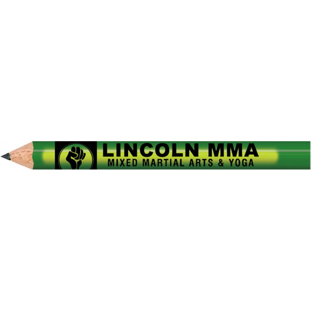 Green Heat Activated Color Changing Golf Pencils (Bright Green to Neon Yellow) with Logo Green Heat Activated Color Changing Golf Pencils (Bright Green to Neon Yellow) with Logo