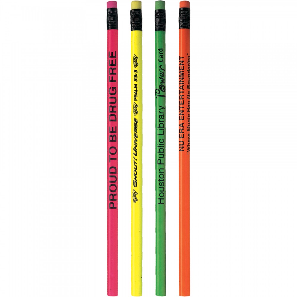 Neon Foreman Pencil with Logo