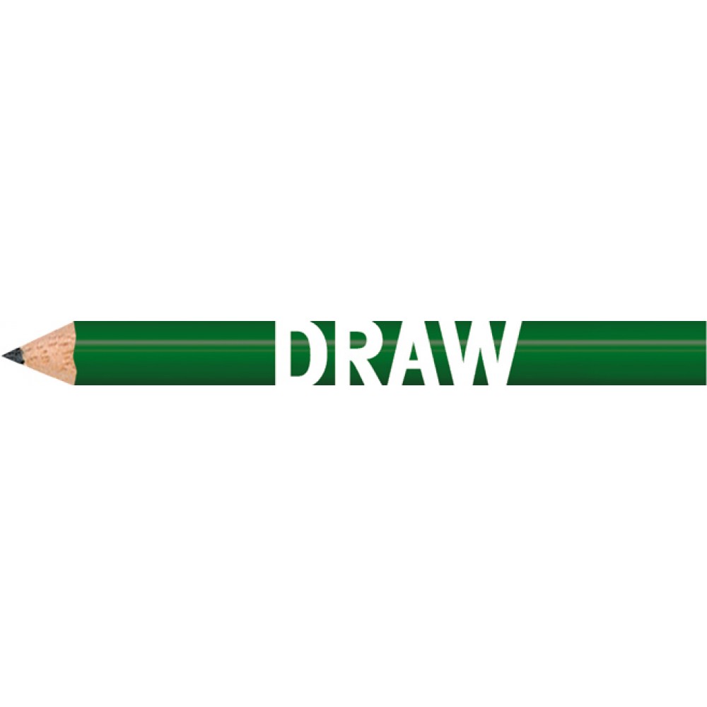 Promotional Golf Green Round Golf Pencils