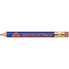 Custom Lapis Blue Round Golf Pencils with Erasers