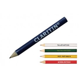 Round Golf Pencil w/o Eraser with Logo  Round Golf Pencil w/o Eraser with Logo