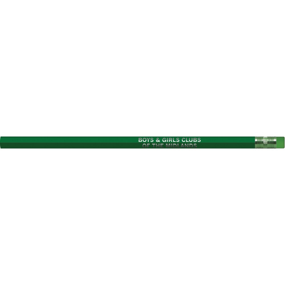 Golf Green Hexagon Pencils with Logo