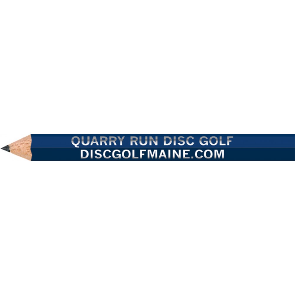 Royal Blue Hexagon Golf Pencils with Logo