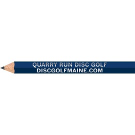 Logo Branded Royal Blue Hexagon Golf Pencils  Logo Branded Royal Blue Hexagon Golf Pencils